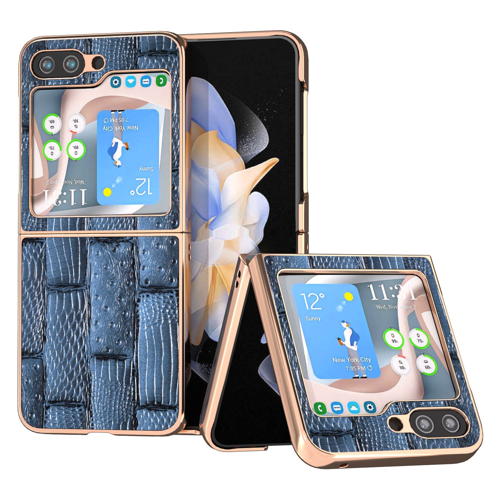 For Samsung Galaxy Z Flip5 5G Mahjong Texture Electroplating Phone Cover Genuine Cow Leather Coated PC Back Case For Samsung Galaxy Z Flip5 5G Mahjong Texture Electroplating Phone Cover Genuine Cow Leather Coated PC Back Case